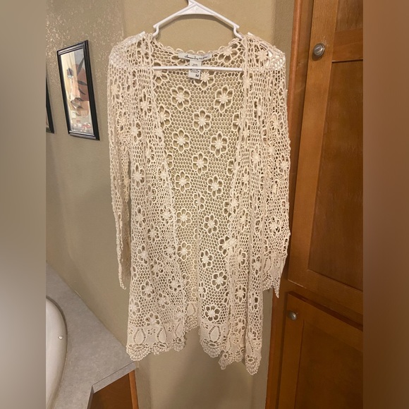 American Rag crochet duster - Picture 1 of 5